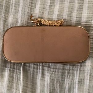 Peacock Gold Clutch